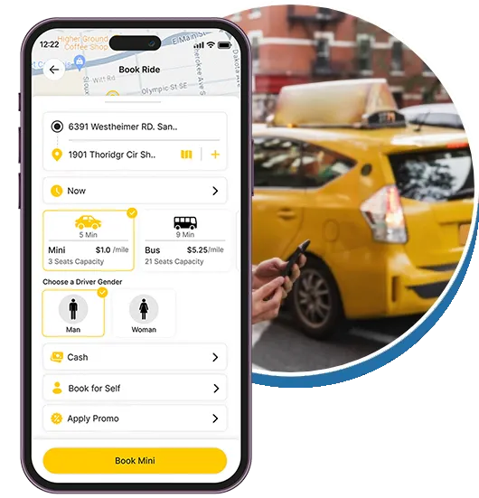 Why Choose inventco for Taxi App Development